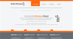 Desktop Screenshot of malerbetrieb-marsilius.de