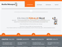 Tablet Screenshot of malerbetrieb-marsilius.de